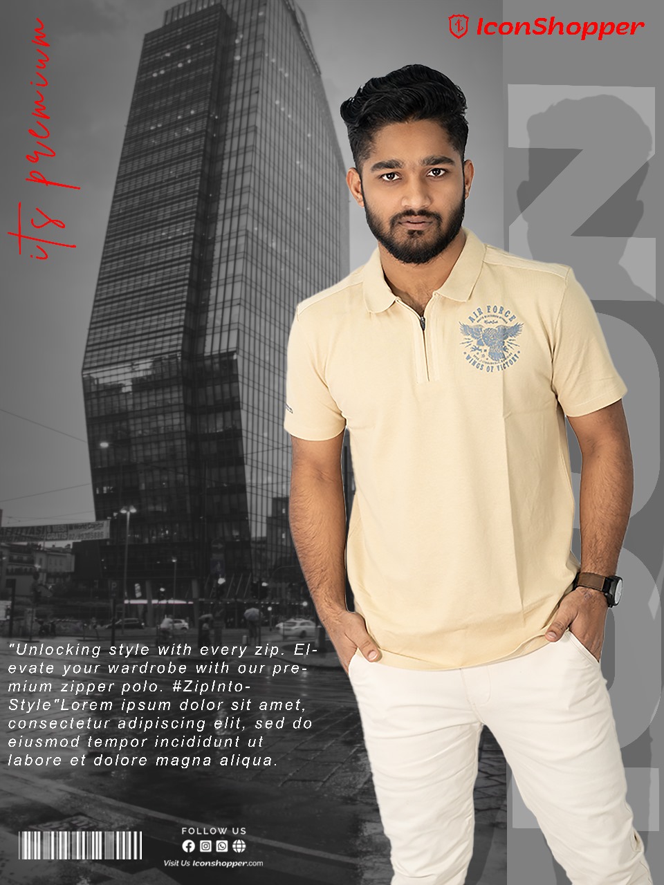 ICON ZEPPER POLO