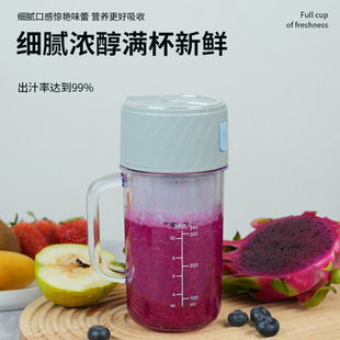 Portable Smoothie Blender  Crusher Juicer – Portable & Rechargeable