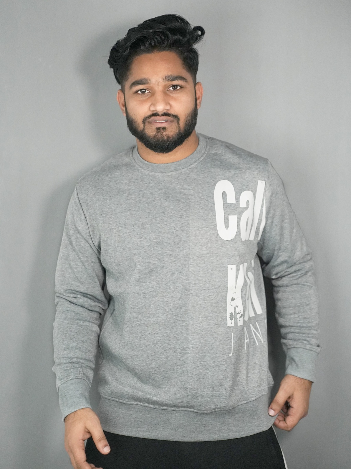 UPCOMING SWEAT SHIRT GREY MELANGE